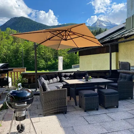 Alpenblick Watzmann-kehlstein - Lage Im Berchtesgadener Land I Bis Zu 8 Personen I Grosse Terrasse Mit Blick Auf Berge I Smart Tv I Billiard I Wlan I Kostenloser Parkplatz Apartment *