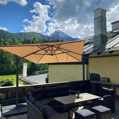 Lejlighed Alpenblick Watzmann-kehlstein - Lage Im Berchtesgadener Land I Bis Zu 8 Personen I Grosse Terrasse Mit Blick Auf Berge I Smart Tv I Billiard I Wlan I Kostenloser Parkplatz *